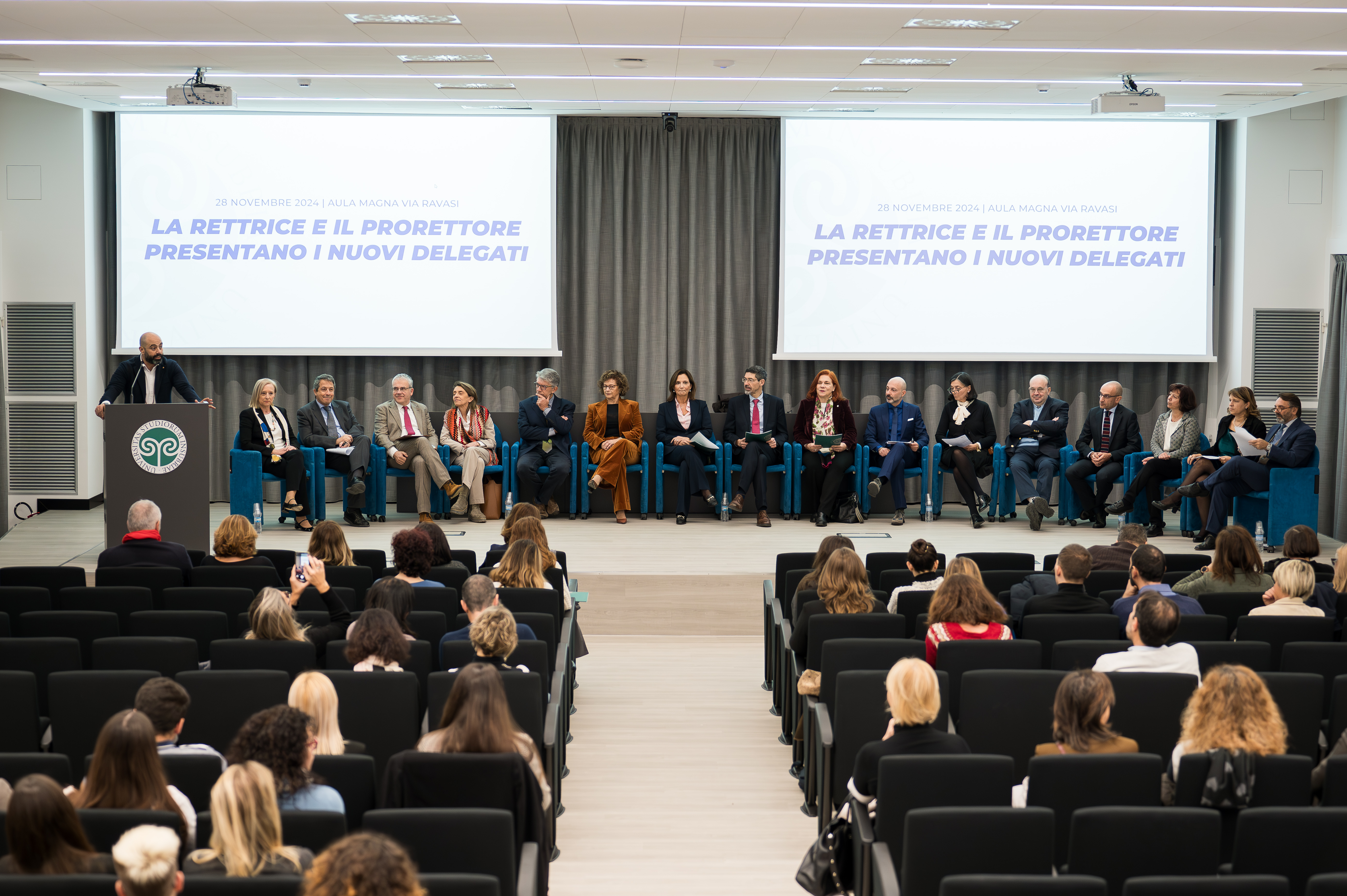 Presentazione dei delegati