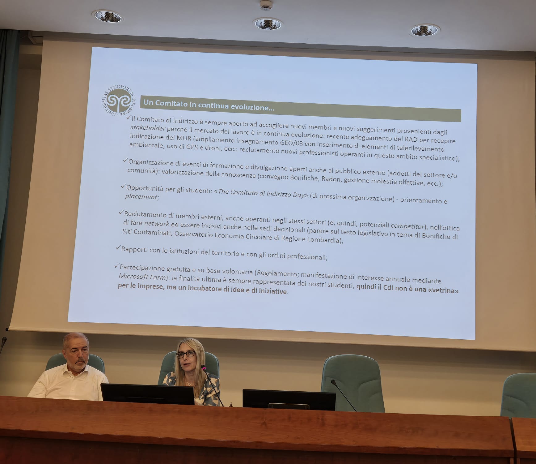 Giornata CdI ISLA/IASAL 2025 - Morosini e Conti, presentazione CdI
