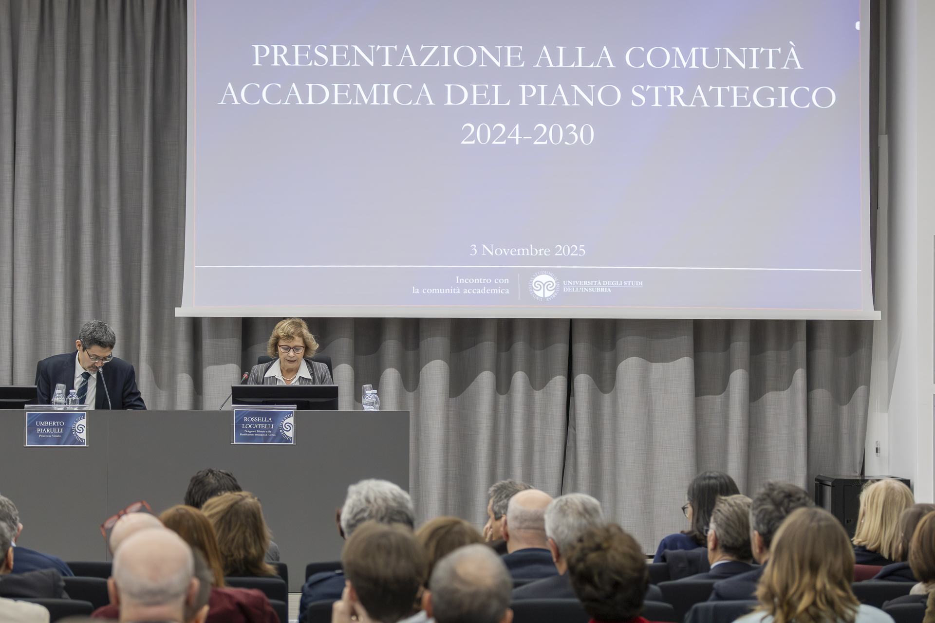 Incontro con la comunità accademica - 3 novembre 2025