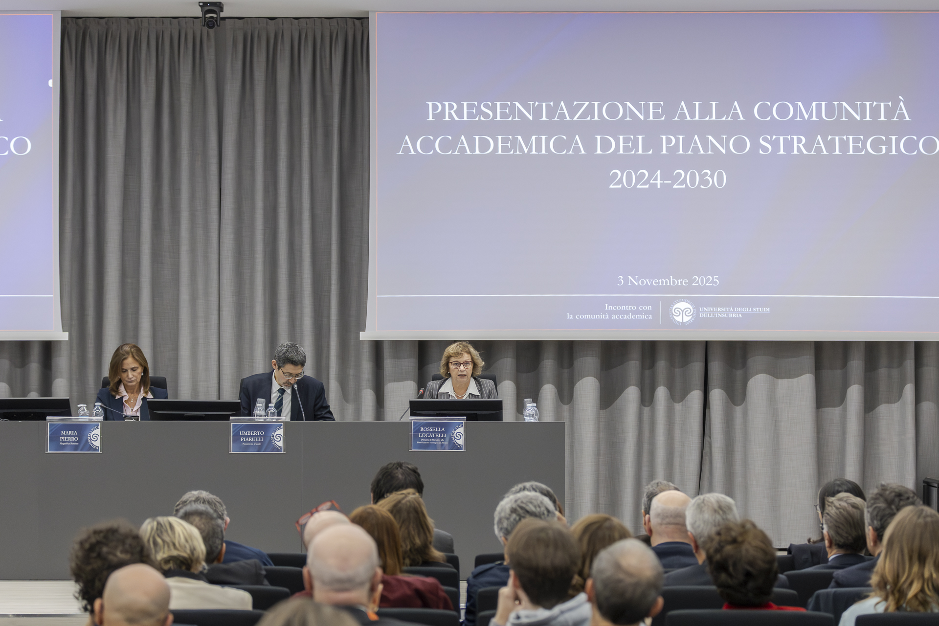 Incontro con la comunità accademica - 3 novembre 2025