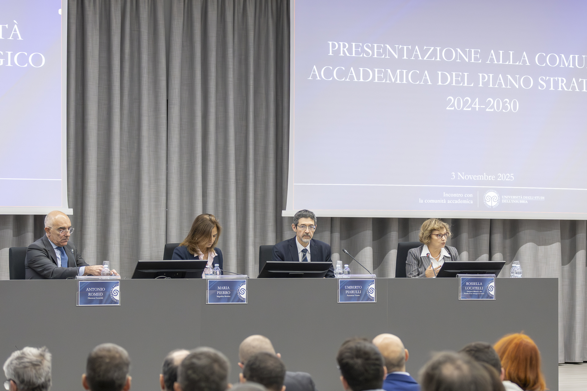 Incontro con la comunità accademica - 3 novembre 2025