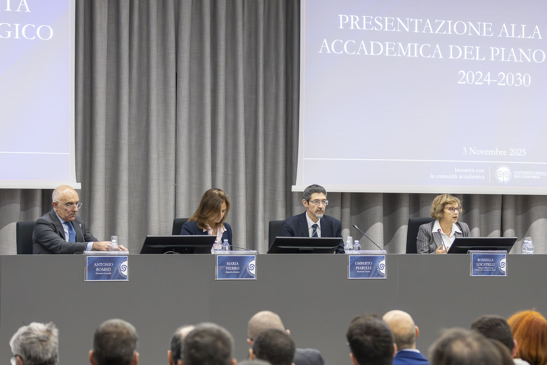 Incontro con la comunità accademica - 3 novembre 2025