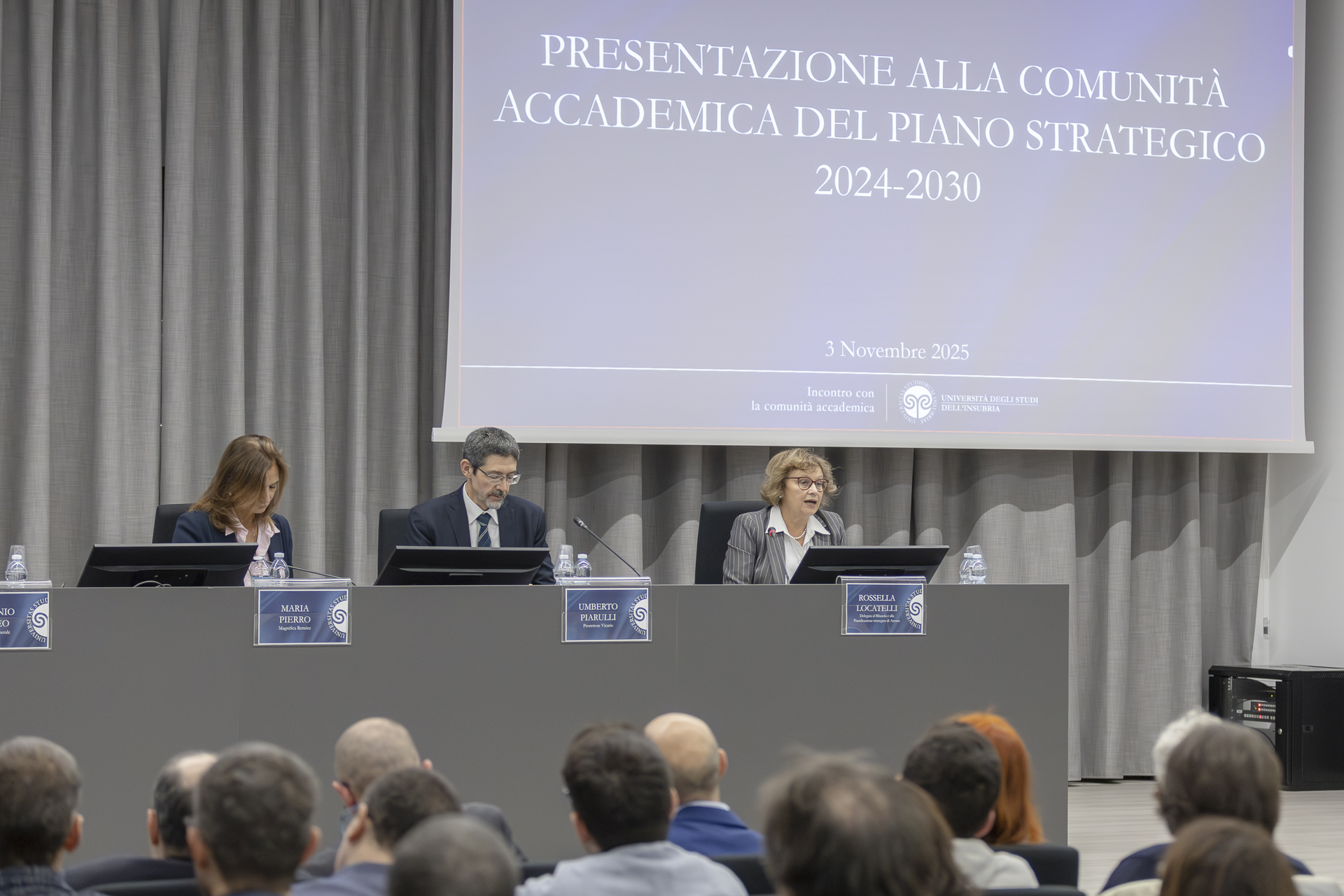 Incontro con la comunità accademica - 3 novembre 2025