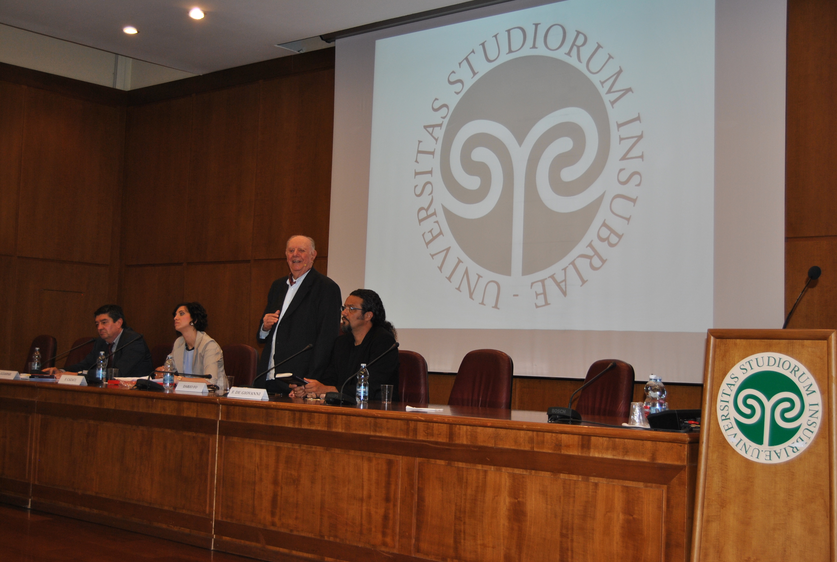 Dario Fo all'Insubria