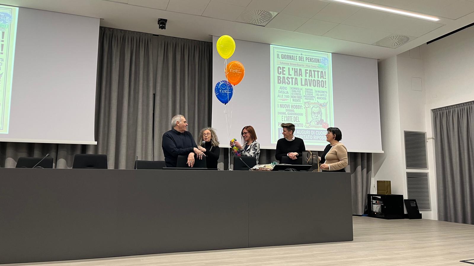 Festa pensionamento - Roberta Cibari, Adriano Tresin