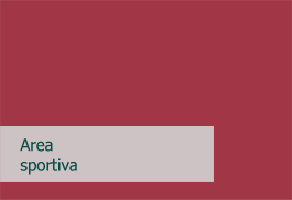 Area sportiva, su sfondo bordeaux, caratteristico delle scienze motorie
