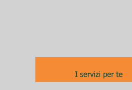 I servizi per te, su sfondo arancio