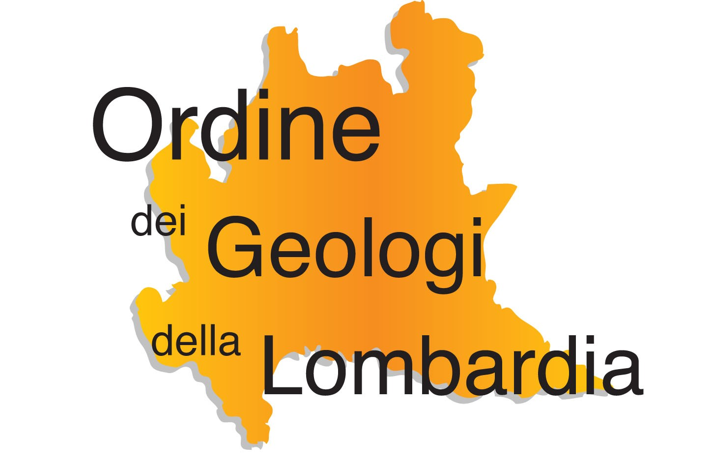 Logo dell'Ordine dei Geologi della Lombardia, con immagine della regione