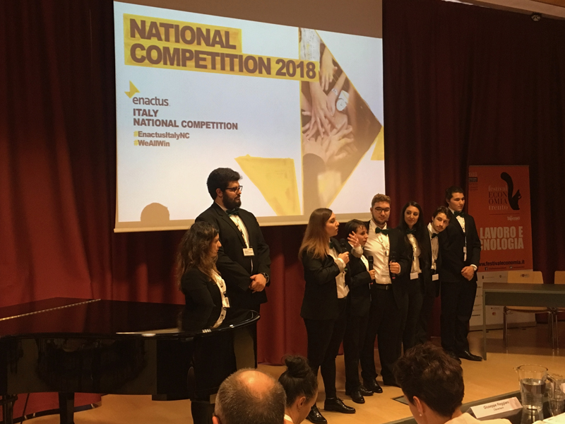 Studenti alla Enactus National Competition 2018