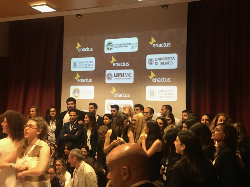 Studenti alla Enactus National Competition 2018