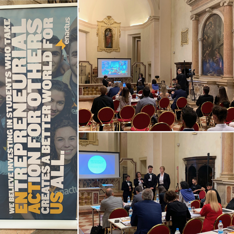 Studenti alla Enactus National Competition 2019