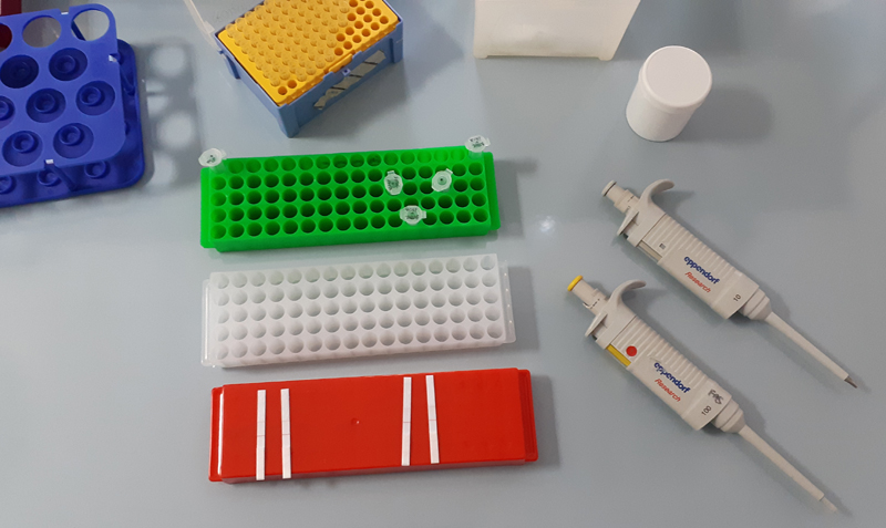 Test rapido salivare (TRS) - materiale di laboratorio