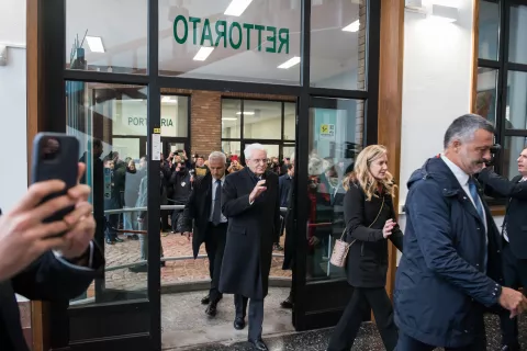 Inaugurazione dell'anno accademico alla presenza del Presidente della Repubblica
