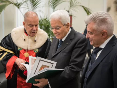 Inaugurazione dell'anno accademico alla presenza del Presidente della Repubblica