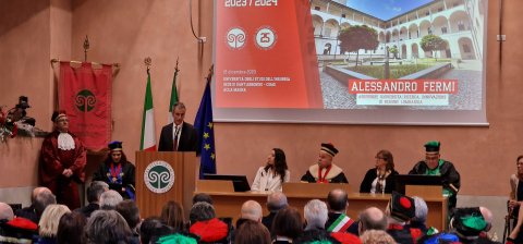 Alessandro Fermi all'inaugurazione 2023/2024