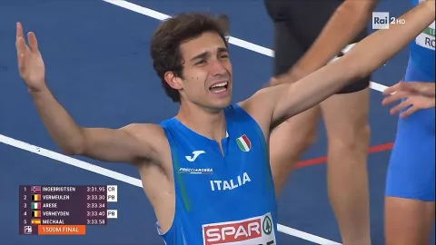 Pietro Arese medaglia di bronzo a Roma