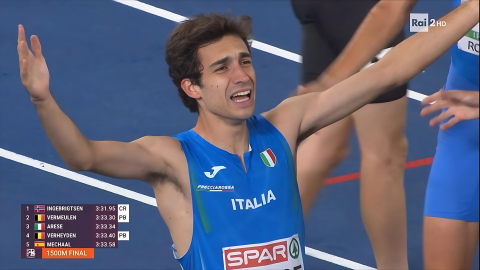 Pietro Arese medaglia di bronzo a Roma