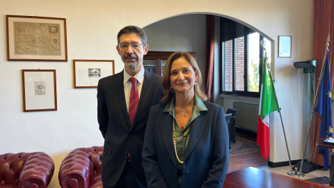 Umberto Piarulli e Maria Pierro