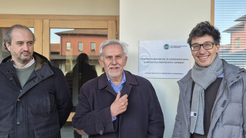 Francesco Gianfagna, Marco Ferrario e Giovanni Veronesi 