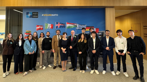 delegazione Insubria al quartier generale Nato, Bruxelles