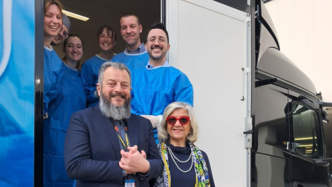 Protocollo d’intesa per la sicurezza nei luoghi di lavoro e formazione ortopedica avanzata con il Mobile Lab di Arthrex per 24 specializzandi
