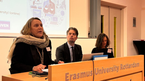 Francesca Ferrari all'Erasmus University di Rotterdam