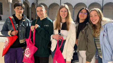 Studentesse all'Open Day di marzo 2025