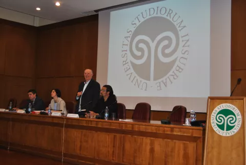 Dario Fo all'Insubria