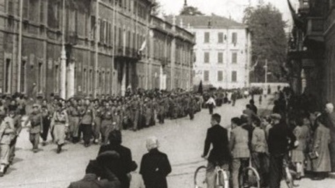 La Forgia: sfilata maggio 1945