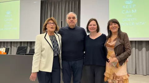 Festa pensionamento - Roberta Cibari, Adriano Tresin