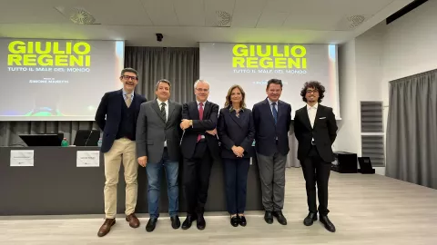Foto gruppo per Giulio Regeni