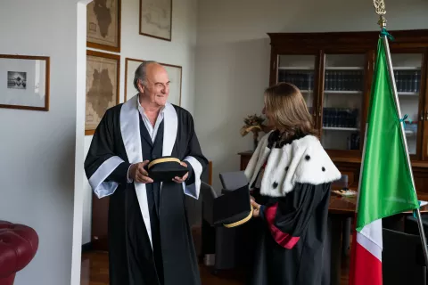 Laurea honoris causa a Gerry Scotti: galleria fotografica