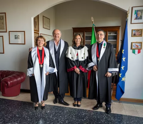Laurea honoris causa a Gerry Scotti: galleria fotografica
