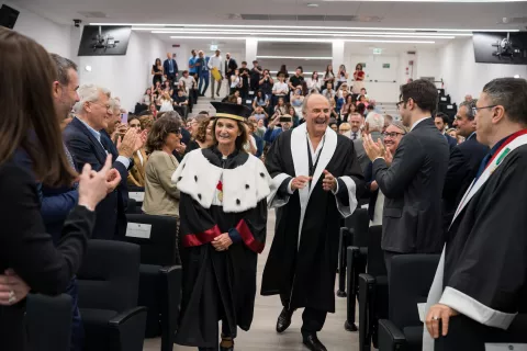 Laurea honoris causa a Gerry Scotti: galleria fotografica
