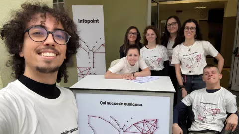Studenti durante l'Open Day