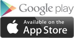 Loghi App Store Apple e Google Play