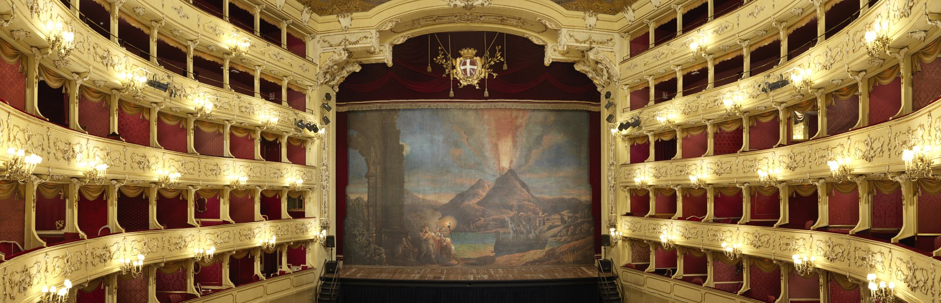 Teatro sociale di Como: interni e dettagli