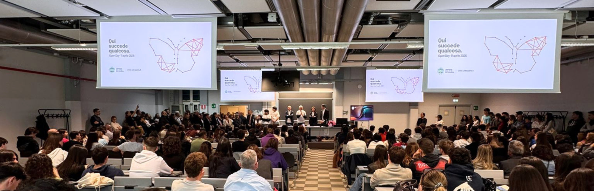 Open Day 2026 - aula piena con partecipanti e docenti