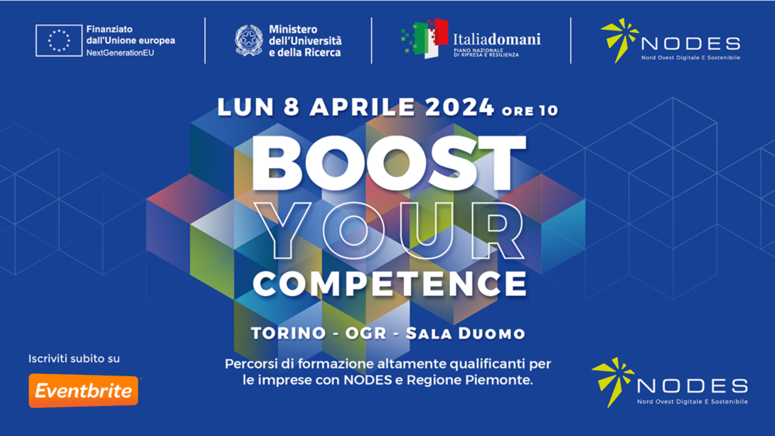 Boost Your Competence: NODES presenta alle imprese i corsi di formazione progettati dall'Ecosistema