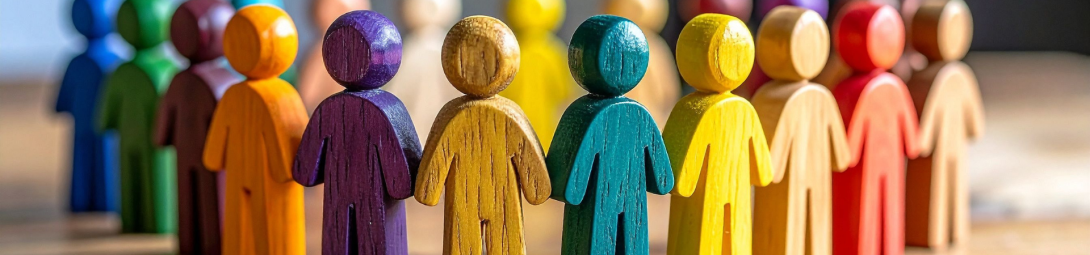 Sagome persone di diversi colori