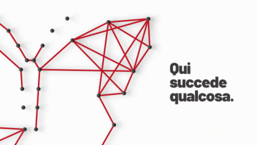 Qui succede qualcosa - farfalla stilizzata