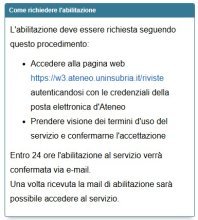 Come abilitarsi