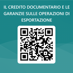 QRCode per IL CREDITO DOCUMENTARIO E LE GARANZIE SULLE OPERAZIONI DI ESPORTAZIONE