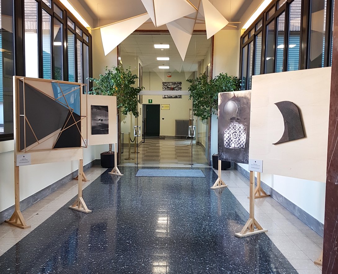 Allestimento della mostra