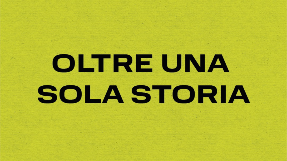 scritta: Oltre-una-storia